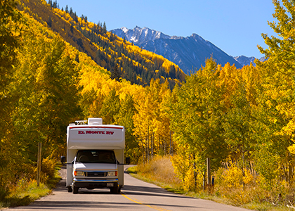 Our fleet of motorhomes